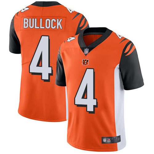 Cincinnati Bengals Limited Orange Men Randy Bullock Alternate Jersey NFL Footballl #4 Vapor Untouchable